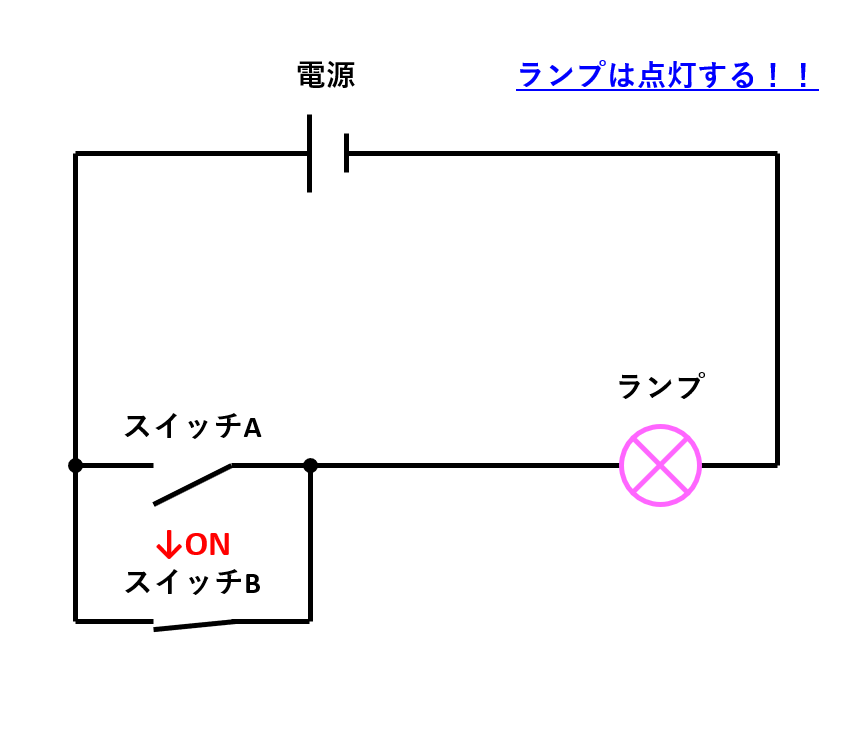 12_電気回路(片方のみON2)
