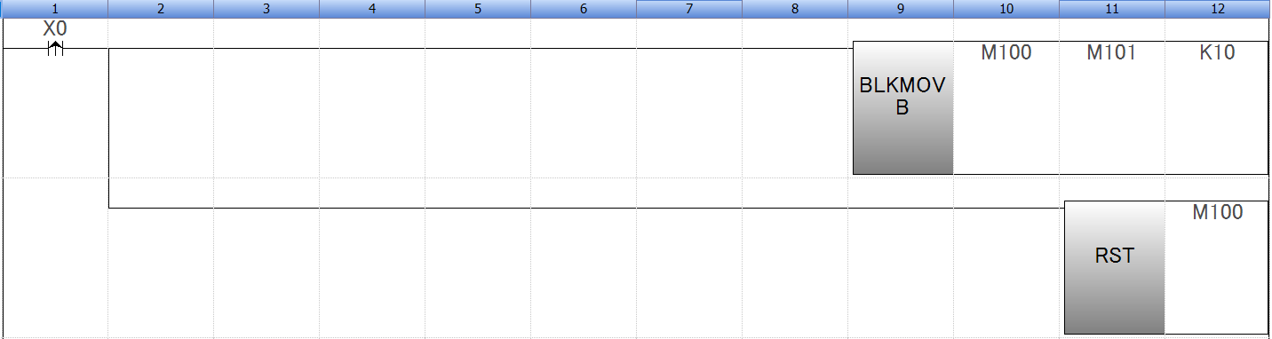 10_BLKMOVB命令シフト処理